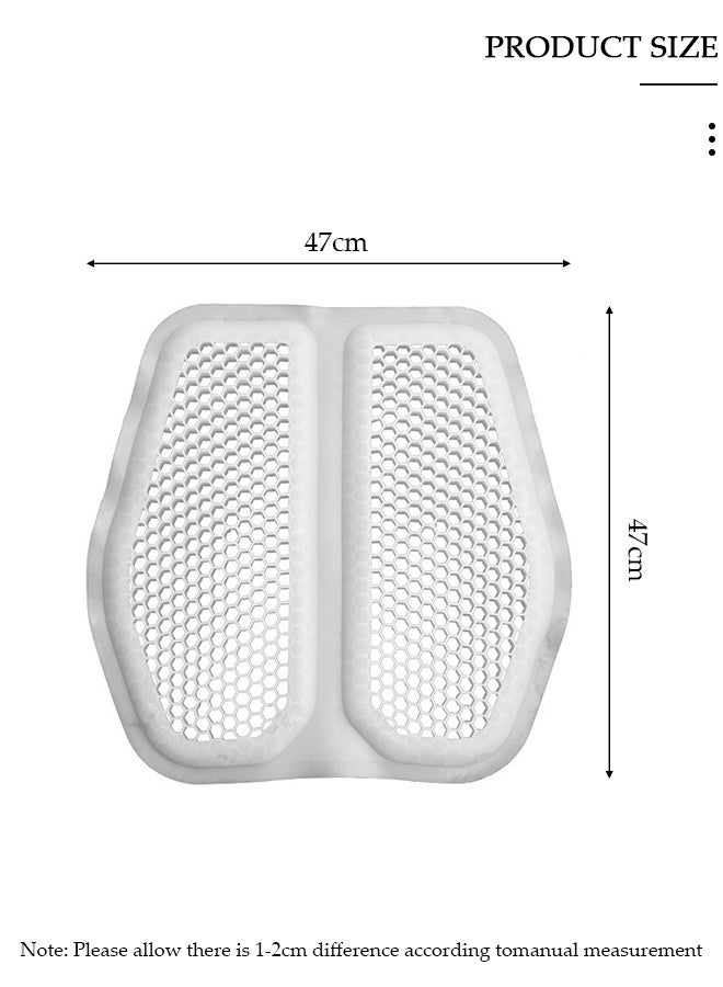 DUNISO وسادة مقعد السيارة المريحة من إسفنج الذاكرة لمقعد السيارة للسائق وسادة تخفيف آلام عظم الذنب (العصعص) وسائد مقعد السيارة للقيادة وسادة كرسي المكتب - Image 3