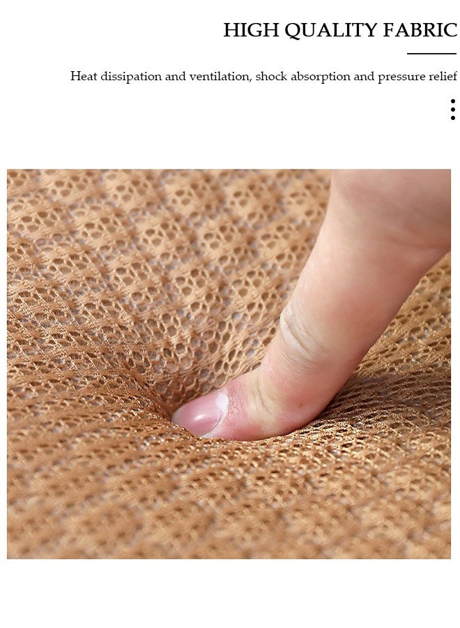 DUNISO وسادة مقعد السيارة المريحة من إسفنج الذاكرة لمقعد السيارة للسائق وسادة تخفيف آلام عظم الذنب (العصعص) وسائد مقعد السيارة للقيادة وسادة كرسي المكتب - Image 4