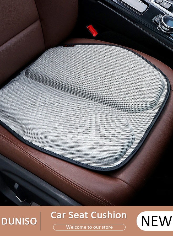 DUNISO وسادة مقعد السيارة المريحة من إسفنج الذاكرة لمقعد السيارة للسائق وسادة تخفيف آلام عظم الذنب (العصعص) وسائد مقعد السيارة للقيادة وسادة كرسي المكتب - Image 1