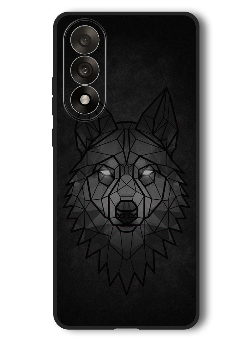 Theodor Case Compatible with OnePlus Nord 5 6.83 Inch Protection Shockproof Bumper Cover Wolf Abstract - Image 1
