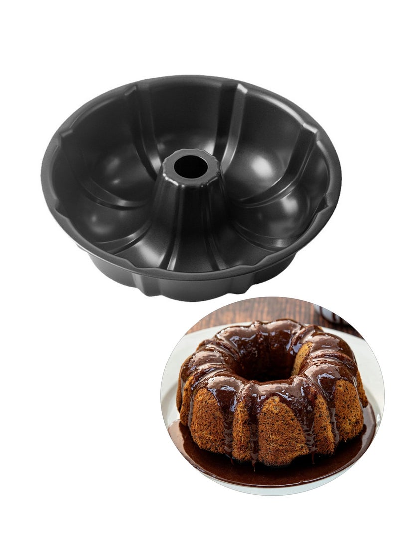 Nonstick Carbon Steel Cake Pan Pumpkin Cake Mold for Baking Buntelet, Brownie (26CM) - Image 1