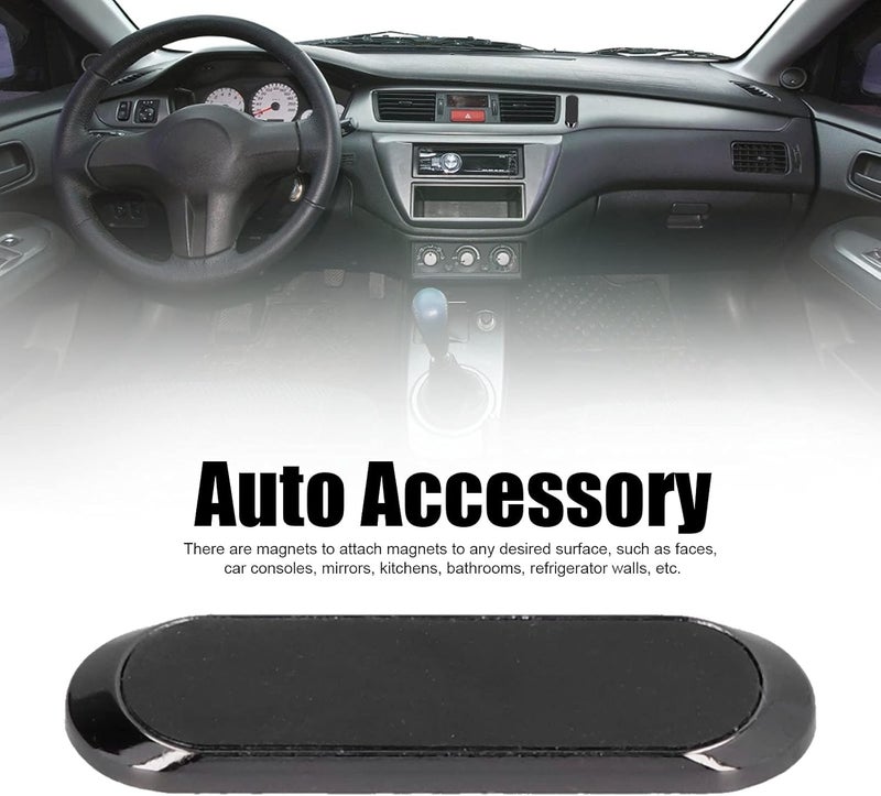 klarako Universal Magnetic Mobile Phone Holder Cradle Navigation Mount Fit for Dashboard Windshield Air Vent Panel(Black) - Image 4