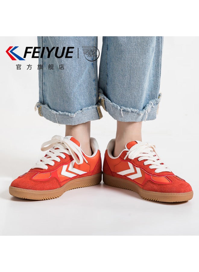 LEAP Feiyue Women's Training Shoes Summer New Breathable Women's Board Shoes Orange 36 - Image 2