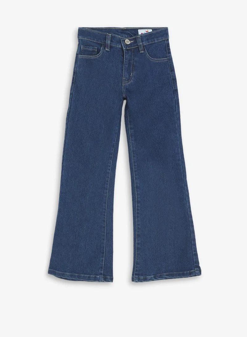 بنياتا جينز واسع الساق