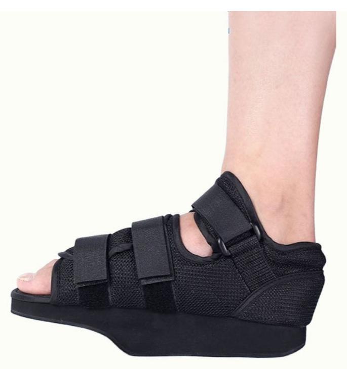 Post op Shoes for Broken Toe Surgery Forefoot Offloading Healing Boot Post Surgical Wedge Foot Splint for Surgery for Men and Women(M Size) - Image 1