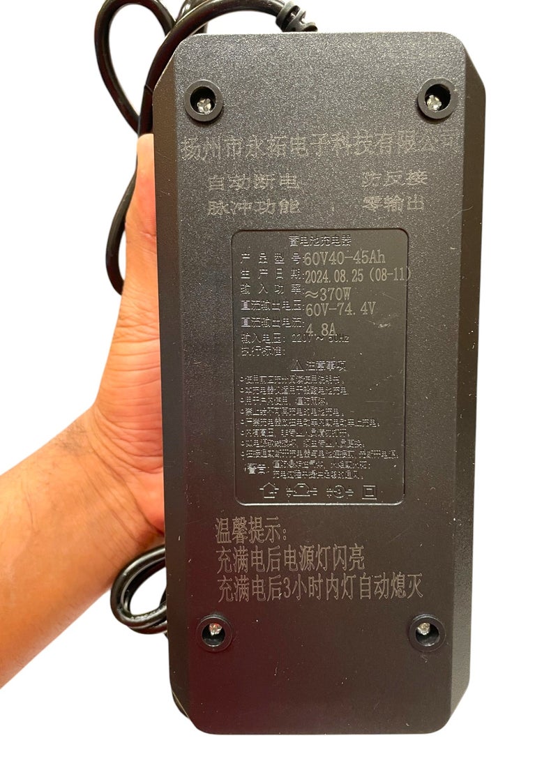 High Performance 60V 45A Battery Charger – Compatible with Golf Cart, Electric Rickshaw, TukTuk, Scooter & 60V 45Ah Battery Support - Image 4