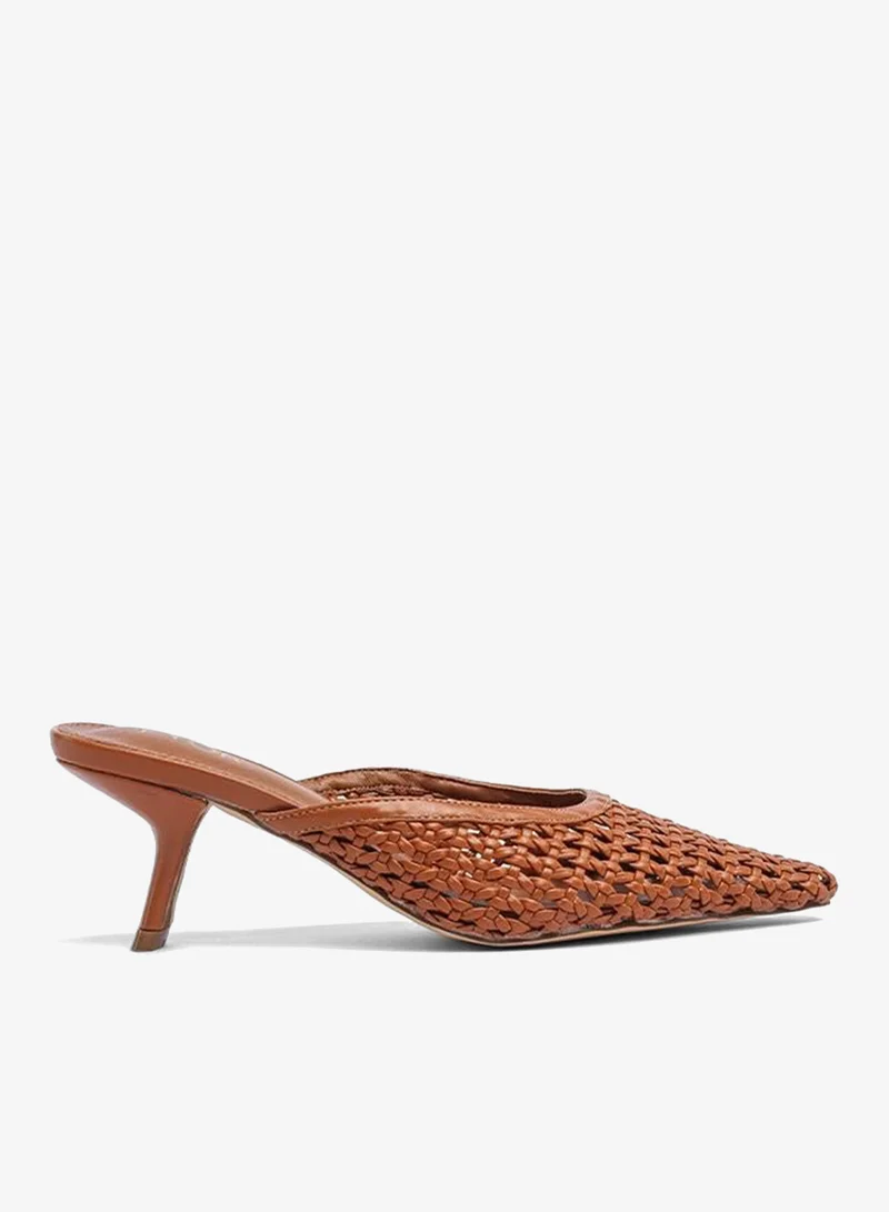 FYOR Stylish Woven Pointed Pump AJ 007