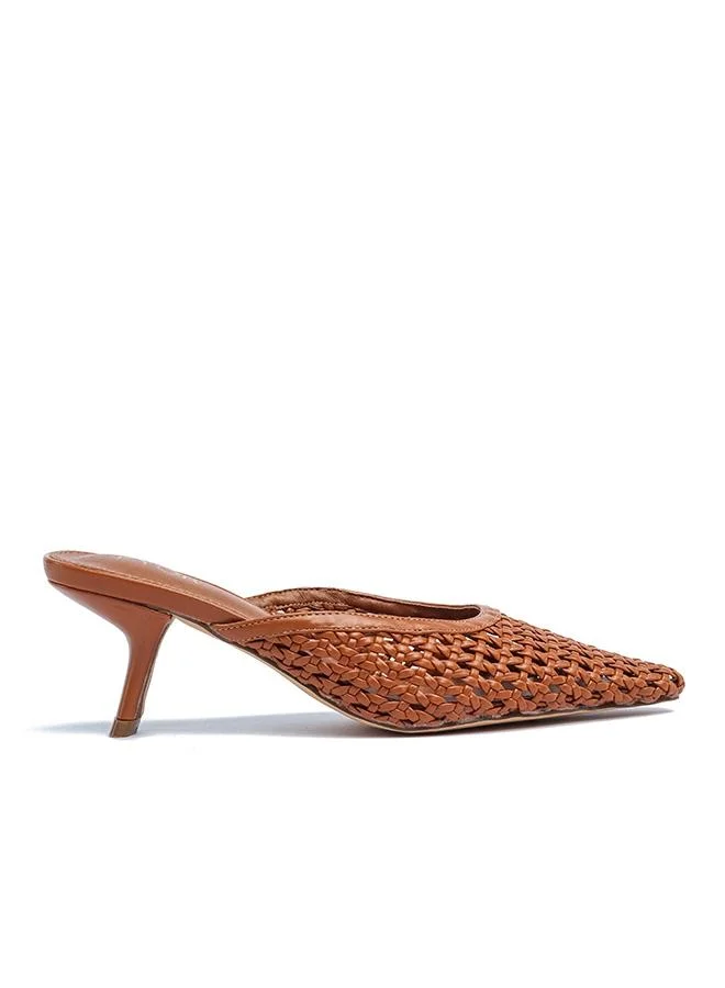 FYOR Stylish Woven Pointed Pump AJ 007