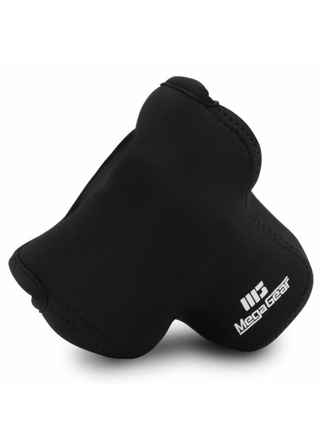 Megagear MG1036 Ultra Light Neoprene Camera Case Compatible With Canon Eos M50 Mark Iı (15-45MM), M50, M5 (15-45MM) - Black, PU Leather - Image 1