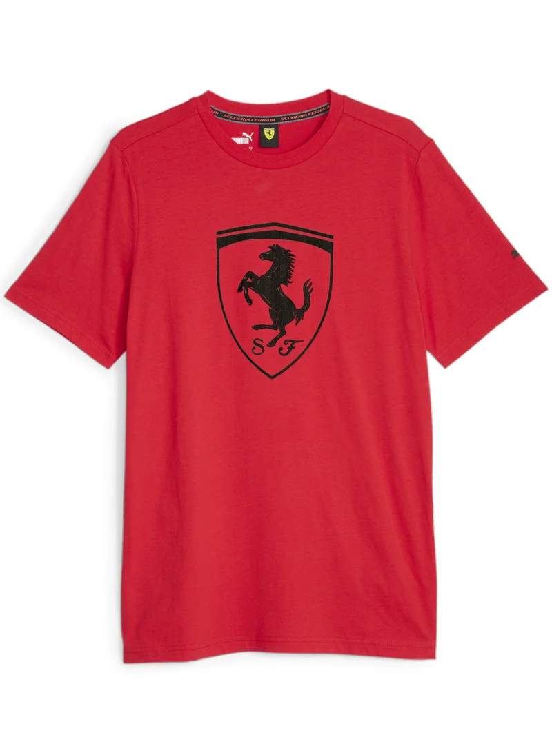 Scuderia Ferrari  Scuderia Ferrari Race Tonal Big Shield Men's Motorsport Tee for Men | Best Price UAE