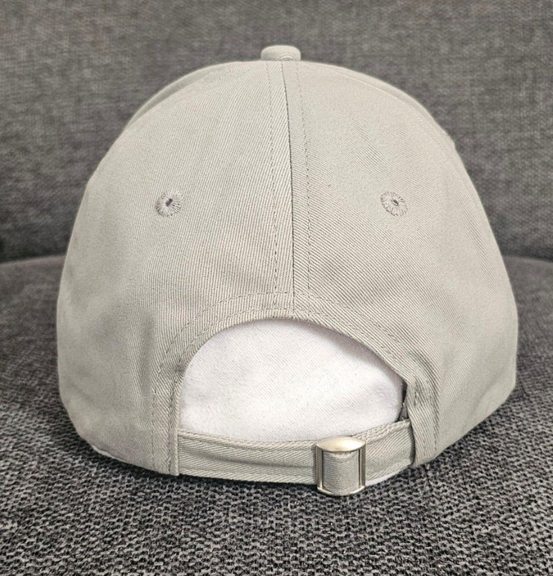 Men cap cotton  baseball grey - Image 2