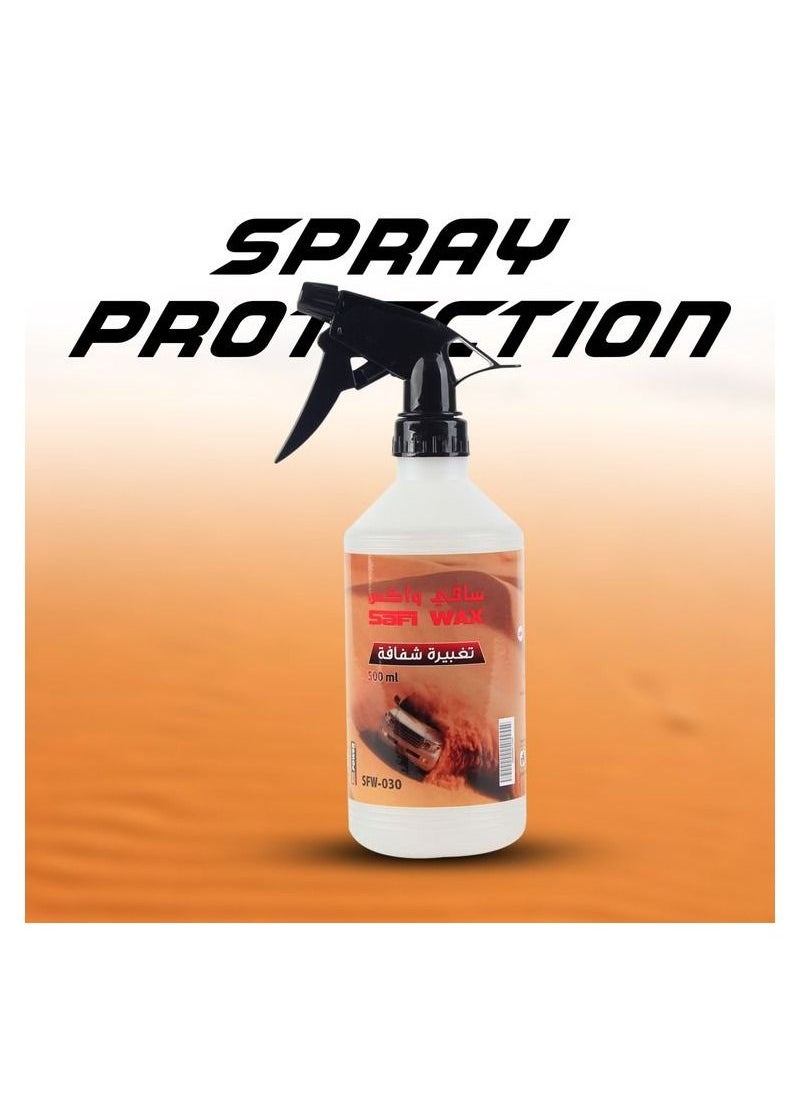 Safi WAX SAFI WAX SFW030 Spray For Car Paint Protection in Sand Drive Or Long Drive, Car Paint Protection Spray 500ml  - Image 1