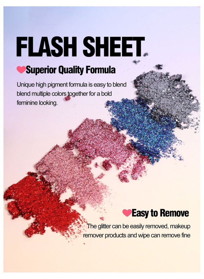 هاندايان لوحة ظلال عيون مكياج مكونة من 15 لونًا لامعًا ولامعًا، مجموعة كريم ظلال العيون الاحترافية العضوية، مشرقة جدًا، مصبوغة للغاية، تدوم طويلاً، سهلة الاستخدام، مناسبة للحفلات والعروض والنوادي الليلية 3 - Image 3