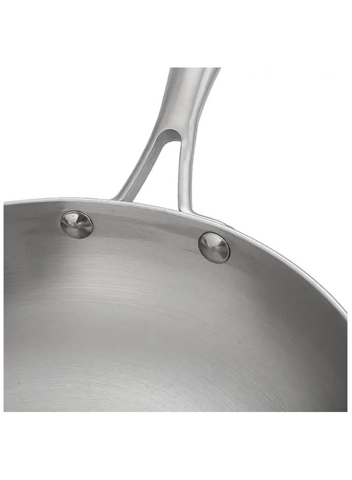 A Healthy Stainless Steel Frypan Rust Resistant With 3 Layers Suitable For all Types Of Oven Soves - Image 3
