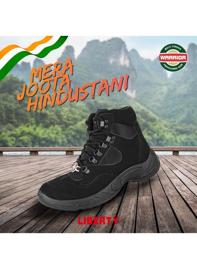 Liberty Warrior Mountain Trekking Boots for Men, Light Weight, Black, Size-6UK-11UK - Image 3