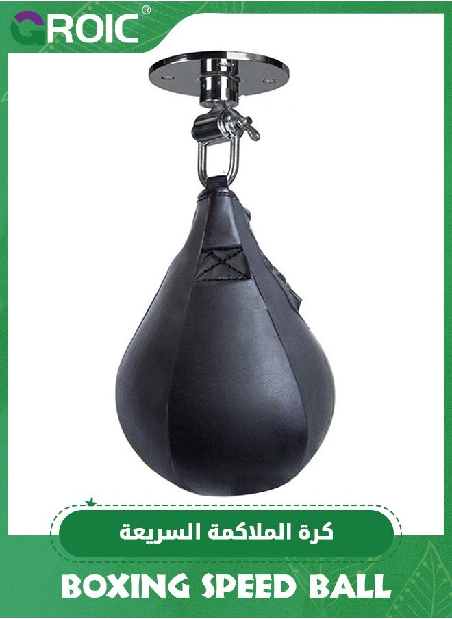 GROIC Boxing Speed Bags,Boxing Training package,Hanging Speed Punching Ball, Heavy Duty Hanging Swivel Punch for Boxing MMA Muay Thai Martial UFC Fitness Fighting Sport Training  - Image 1