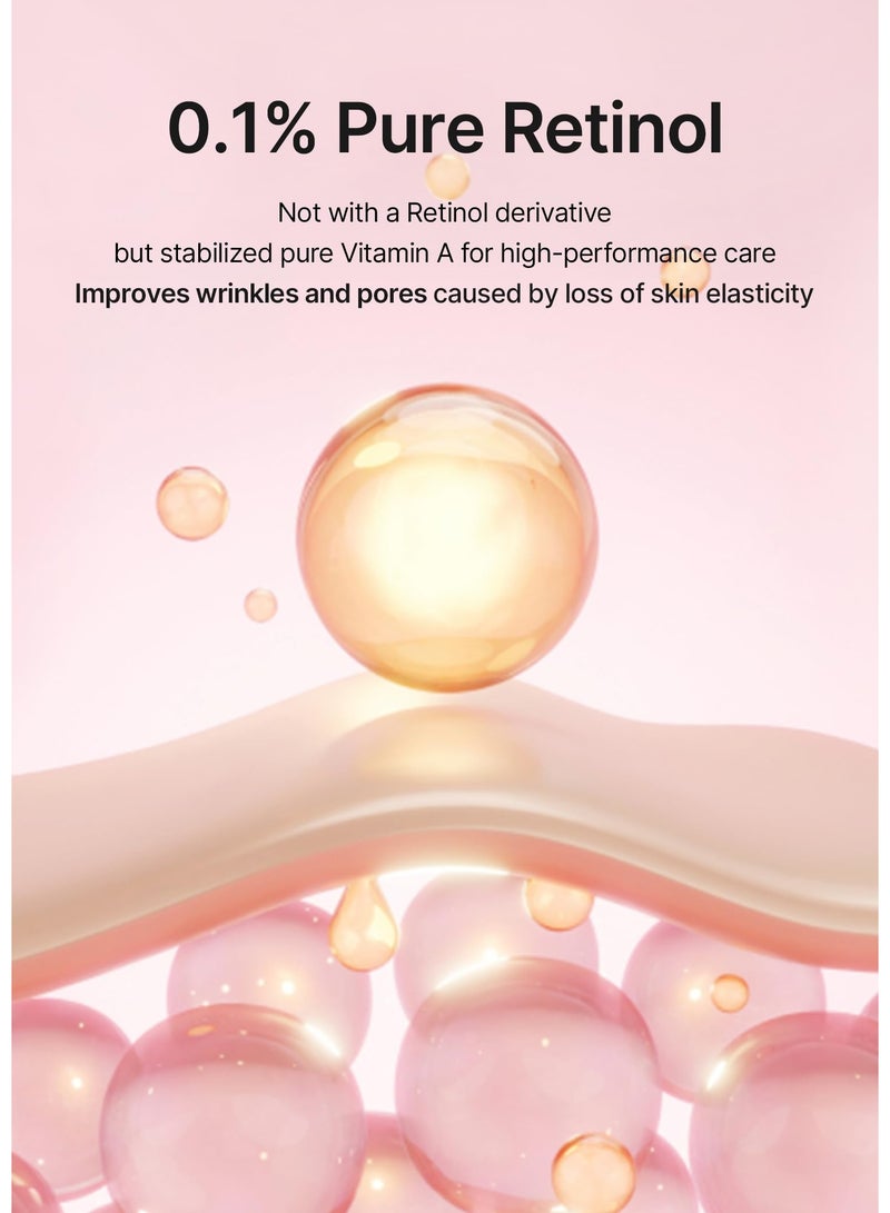 Generic The Vita A Retinol Shot Tightening Serum | with Pure Vitamin A Retinol, Peptide, Pore Minimizer, Wrinkles & Fine Lines, Firmer Skin, Anti-Aging, Skin Smoothing 30ml 1.01 fl. oz.  - Image 5