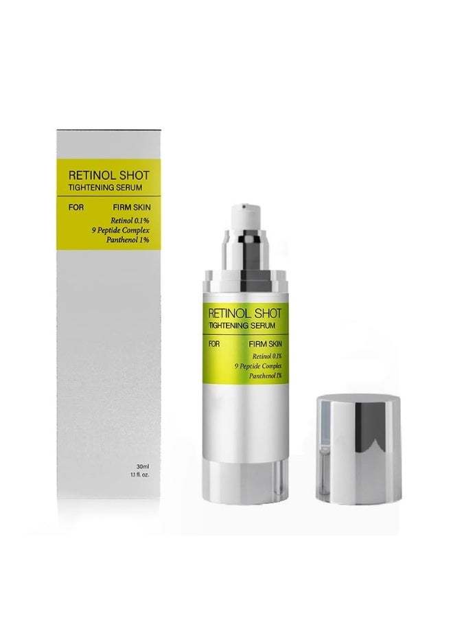 Generic The Vita A Retinol Shot Tightening Serum | with Pure Vitamin A Retinol, Peptide, Pore Minimizer, Wrinkles & Fine Lines, Firmer Skin, Anti-Aging, Skin Smoothing 30ml 1.01 fl. oz.  - Image 4