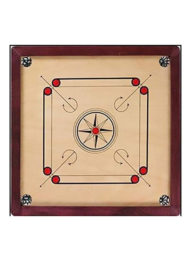 Quantum Bay Carrom Board – Smooth Playing Surface, Wooden Frame Indoor Game for Family Fun, Kids & Adults  - Image 1