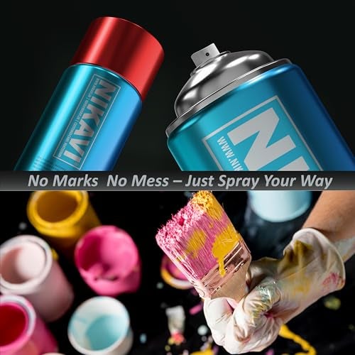 NIKAVI SP16 Automotive Rust Paint | Suzuki Red Spray Can | Multi-Surface DIY Spray Paint | Quick Drying Gloss Finish for Bikes, Cars, Metal, Wooden Furniture, Plastic & Walls - 400ML - Suzuki Red - Image 5