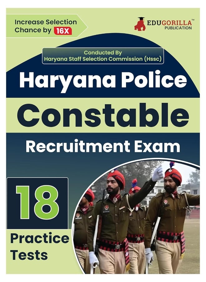 Haryana Police Constable Exam 2024 | Conducted By HSSC - 18 Full-length Mock Tests ( Solved 1800+ Questions) with Free Access to Online Tests  - Image 1