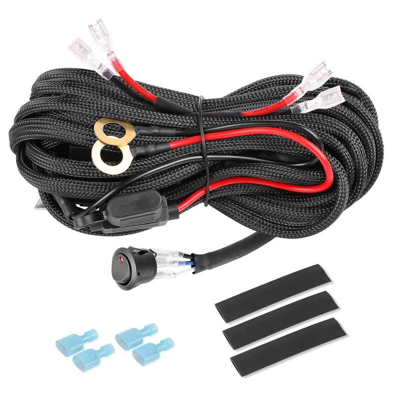 Rfroad Lighting 2 Lead Wiring Harness Kit - Image 1