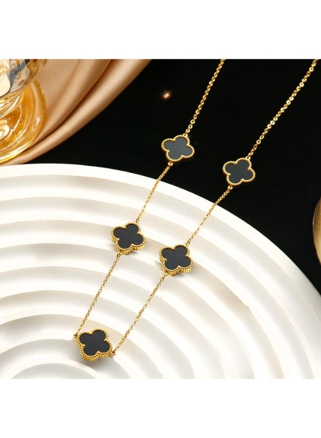 AYSLE AYSLE JN WOMEN STAINLESS STEEL 18K NECKLACES, ELEGANT JEWLERY NECKLACE SUITABLE FOR ALL WOMEN AND GIRLS JN17 - Image 4
