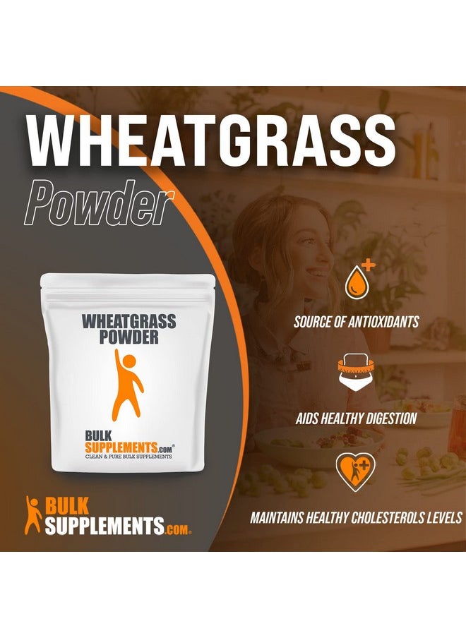 BULKSUPPLEMENTS.COM - Organic Wheat Grass Powder Superfoods Powder Organic Greens Powder Superfood Wheatgrass Juice Powder Raw Wheatgrass Juice Powder 500 Grams 11 Lbs - Image 1