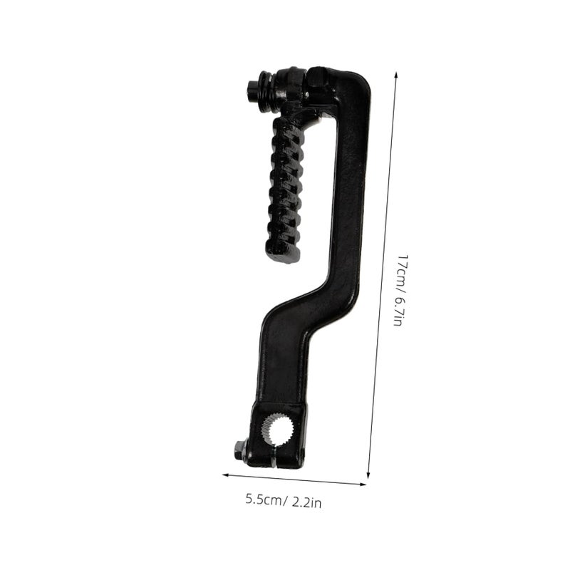 Black Kick Starter Lever for 110cc ATVs Motorcycles Gear Shift Foot Pedal Easy Installation Lightweight - Image 3
