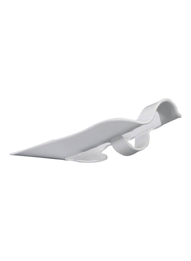 NIBEMINENT Wall Flag Pole Base Mounting Bracket White  - Image 4