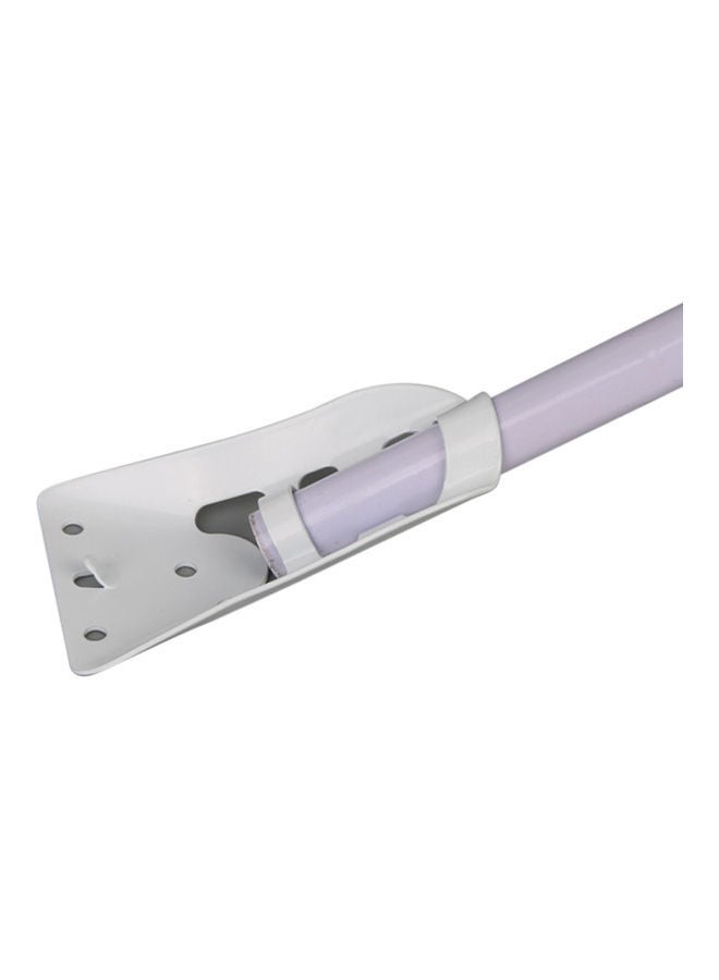 NIBEMINENT Wall Flag Pole Base Mounting Bracket White  - Image 5