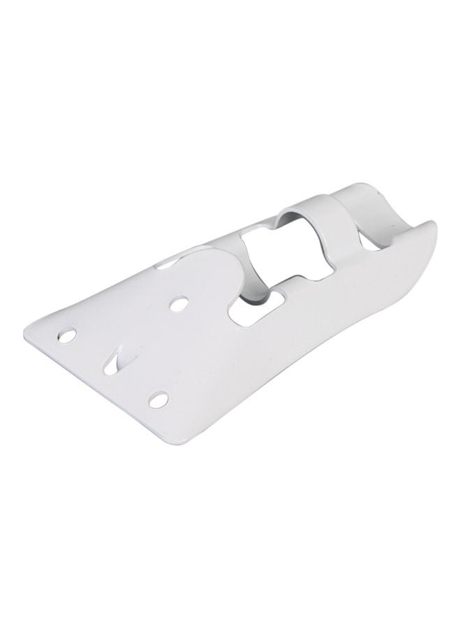 NIBEMINENT Wall Flag Pole Base Mounting Bracket White  - Image 2