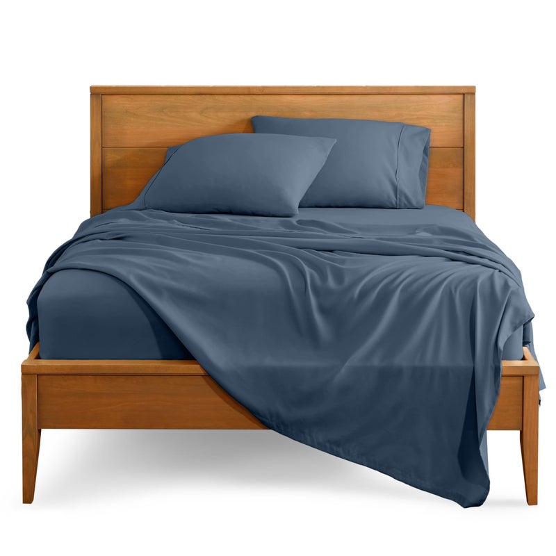 Bare Home Twin XL Sheet Set  College Dorm Size  Luxury 1800 UltraSoft Microfiber Twin Extra Long Bed Sheets  Deep Pockets  Easy Fit  Extra Soft  3 Piece Set  Bed Sheets Twin XL Bering Sea