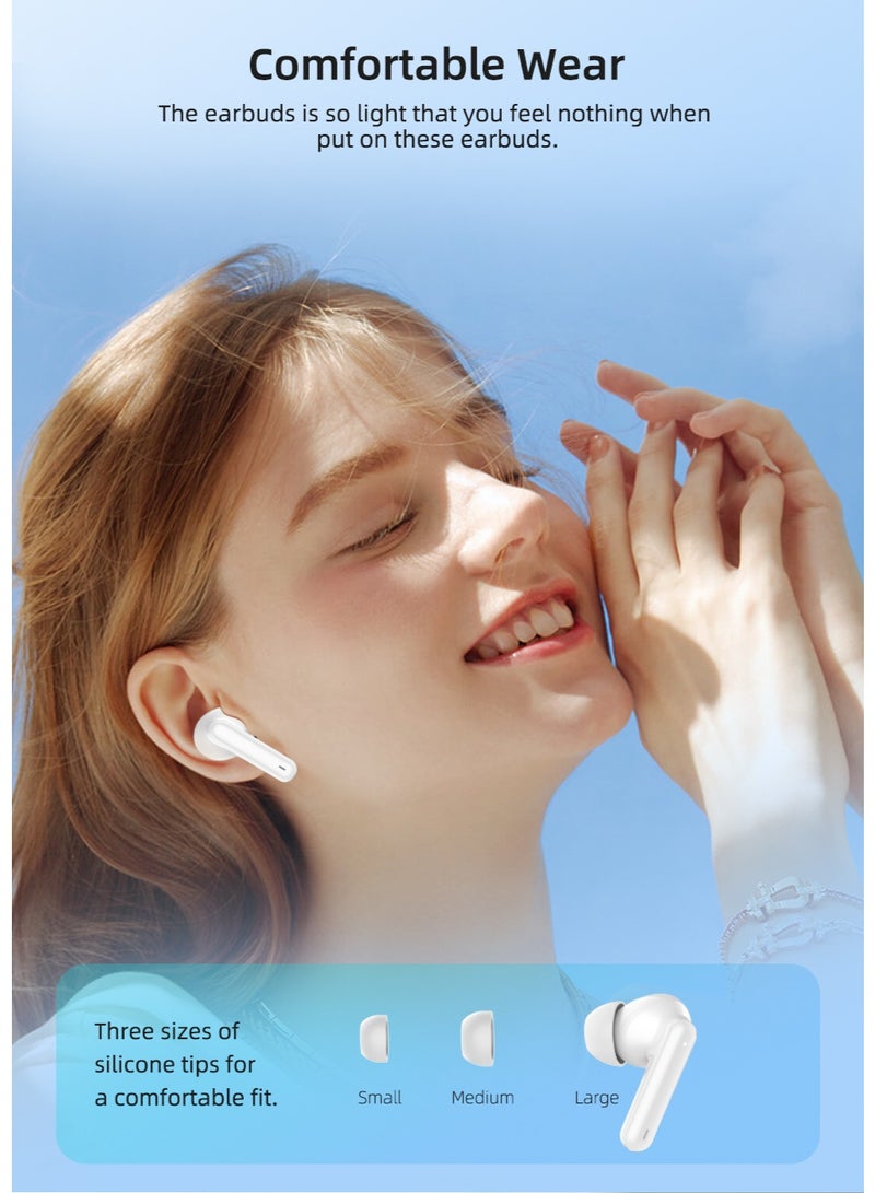 JBLTM Wireless Bluetooth in-ear headphones, Bluetooth 5.3, waterproof headphones, charging case with microphone and LED display, portable travel office, suitable for Android/iOS, black  - Image 4