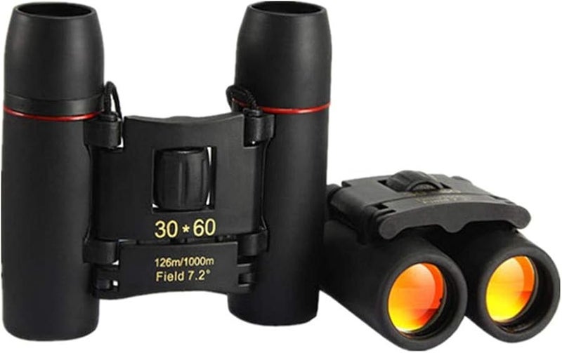 Compact Folding Pocket Binoculars for Adults Low Light Vision Outdoor Travel Sightseeing - Image 2