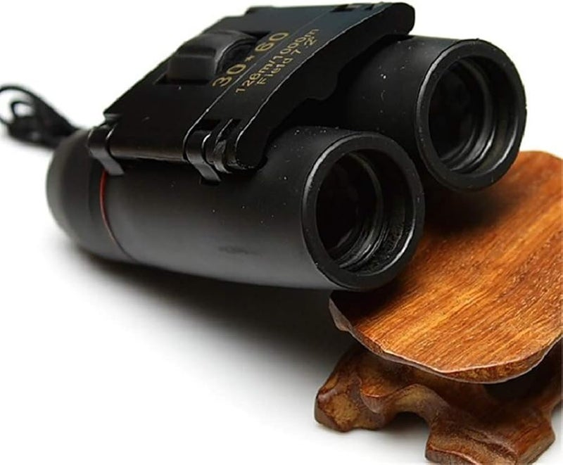 Compact Folding Pocket Binoculars for Adults Low Light Vision Outdoor Travel Sightseeing - Image 4