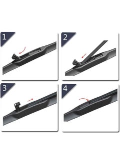 RBW 92604 Nissan X-Trail 2014+ Hybrid Wiper (Hooked Md)  - Image 2