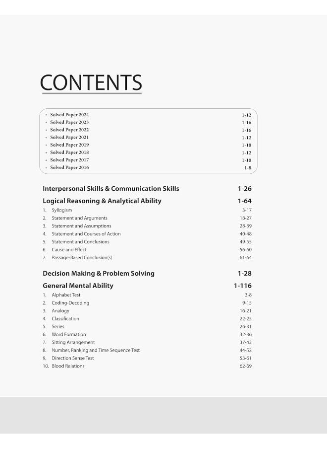 Arihant Study Guide For CGPSC Pre Exam Aptitude Test Paper II | Chapters With Complete Theory | Solved Papers (2024-2016) | Crack Sets | CGPSC Prepration Book as Per Latest Paper Pattern  - Image 3