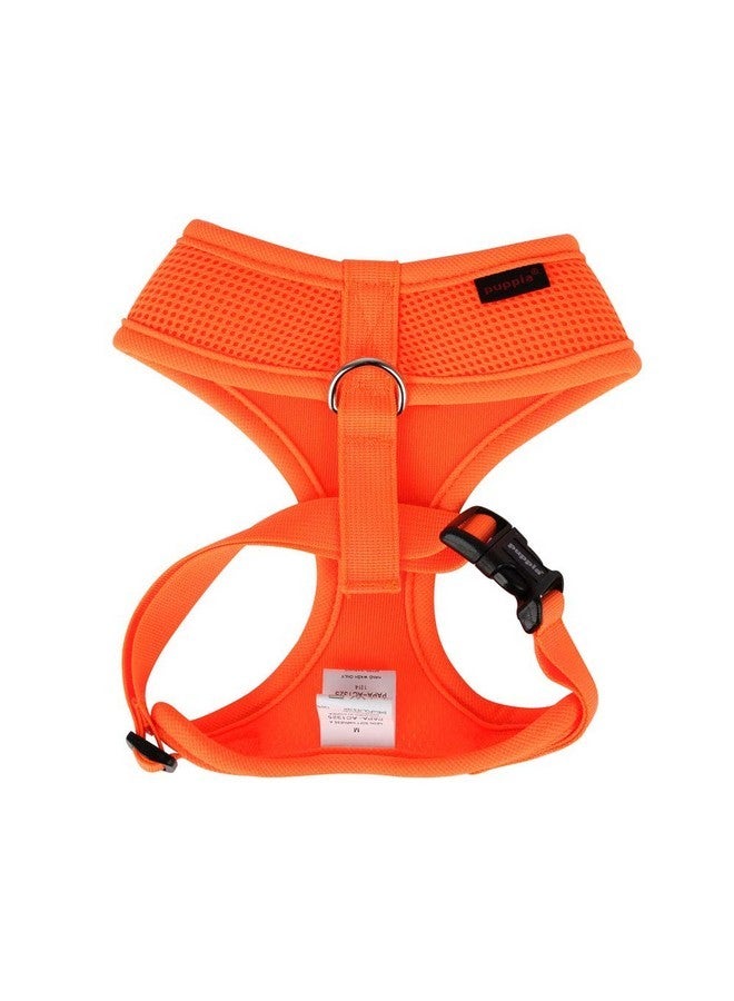 Puppia Soft Harness A - M Over-The-Head Soft Mesh Harness Neon Orange - Image 2