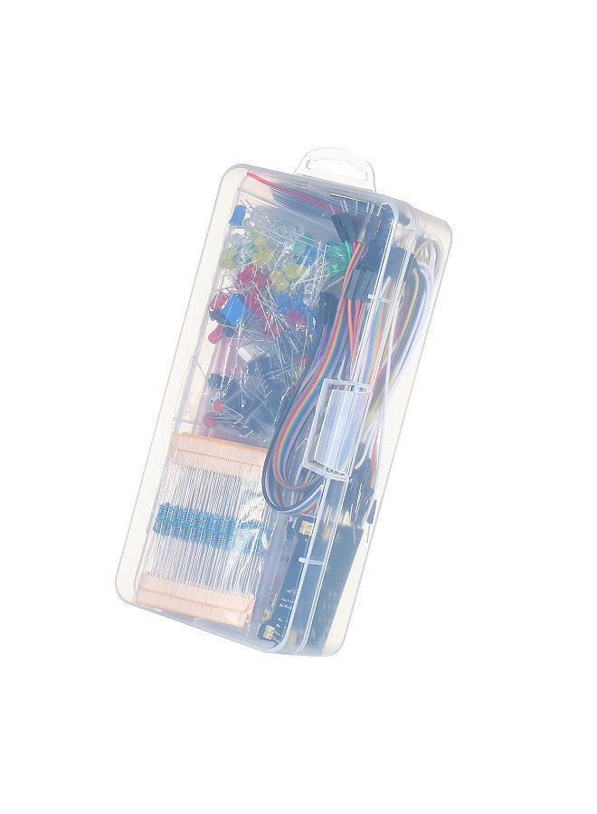 830 Breadboard Set Electronics Component Starter DIY Kit with Plastic Box Compatible with Arduino UNO R3 Component Package