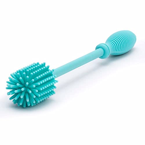 Chicco Baby Feeding Bottle Cleaning Brush with Easy Grip Handle, Soft Nylon Bristles for 360 Degree Cleaning - Image 5