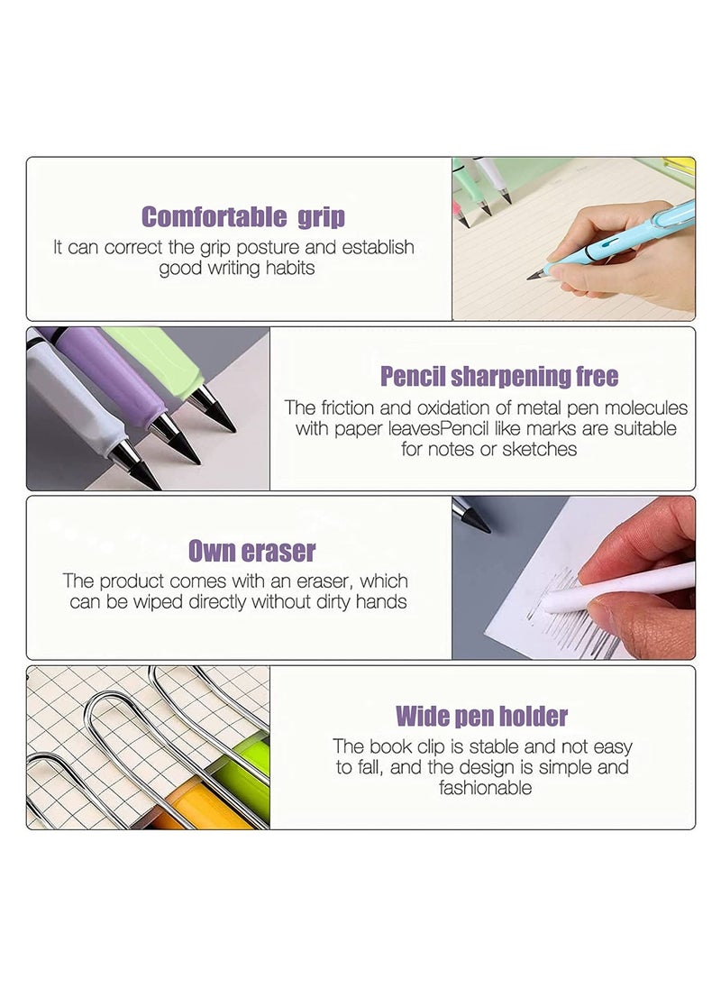 Generic - Infinity Pen, Forever Pencil with Ultra-Compact Erasable Writing Tip, Durable Student Pencil, Long Lasting Pencil, Replaceable Tip with Built in Squeegee - Image 1