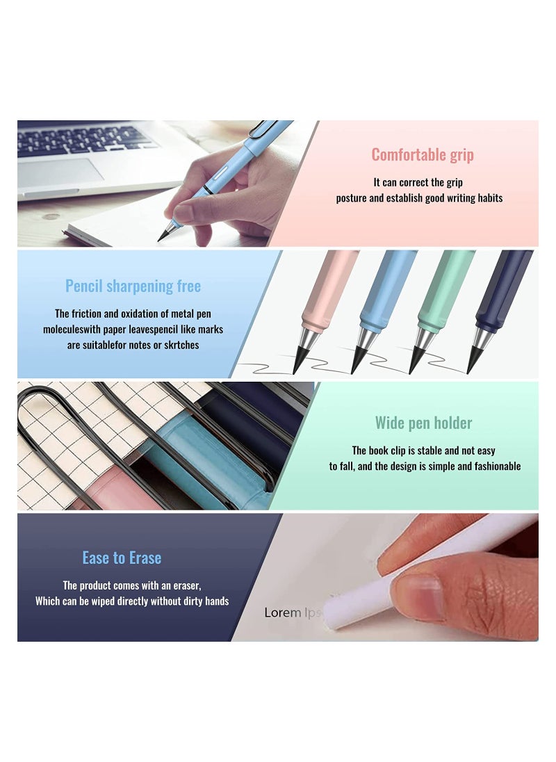 Generic - Infinity Pen, Forever Pencil with Ultra-Compact Erasable Writing Tip, Durable Student Pencil, Long Lasting Pencil, Replaceable Tip with Built in Squeegee - Image 1