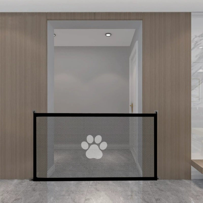 No punching pet partition fence dog isolation net portable folding dog obstacle safety net fence - Image 2