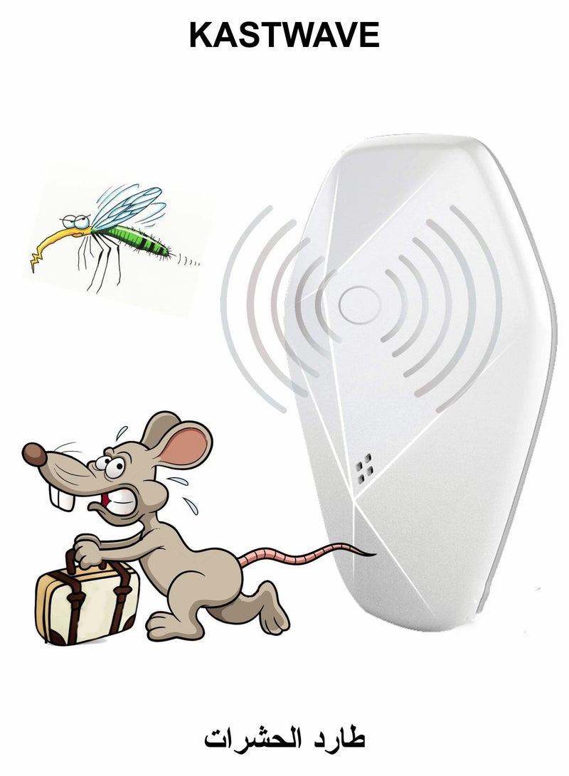 KASTWAVE Mosquito Repellent, Ultrasonic Pest Repeller, for Insects, Indoor Pest Control - Image 1