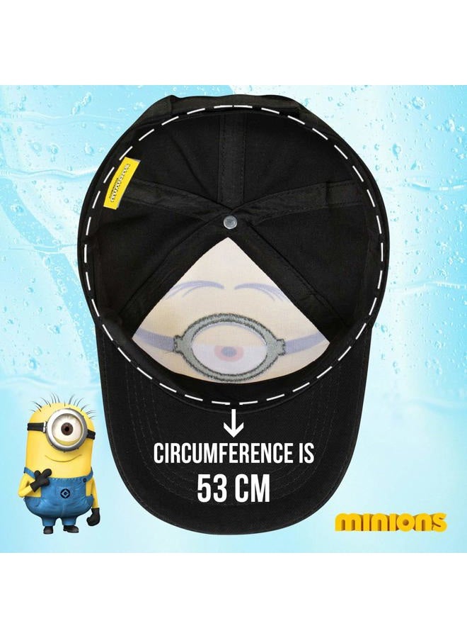 Minions قبعة بيسبول للأولاد، صفراء، متوسطة، M - Image 5