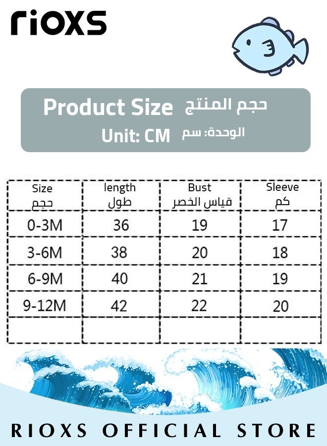 3Pcs Baby Boys Girls Onepiece Romper Sets Soft Breathable Summer Baby Bodysuit Half Sleeves Romper Sleep Suit Sets for Baby