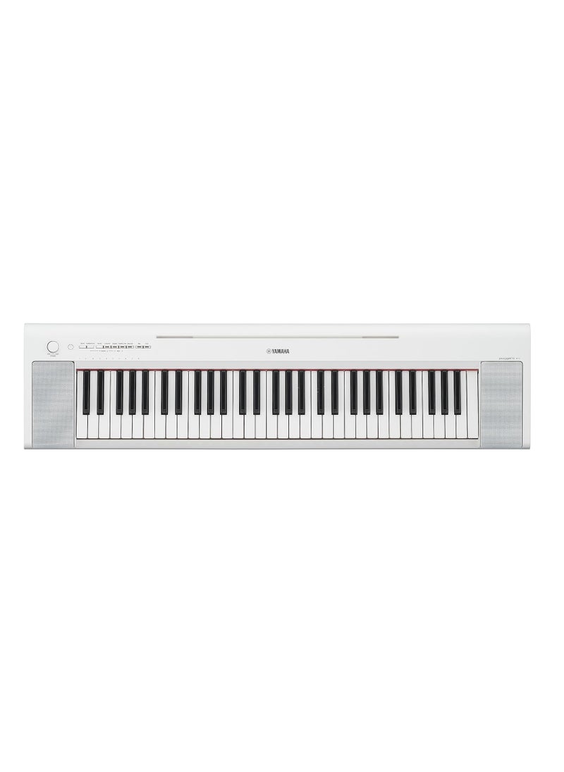 YAMAHA - بيانو ياماها بياجيرو الرقمي المحمول للغاية بـ 61 مفتاحًا، أسود (NP15WH) - Image 1