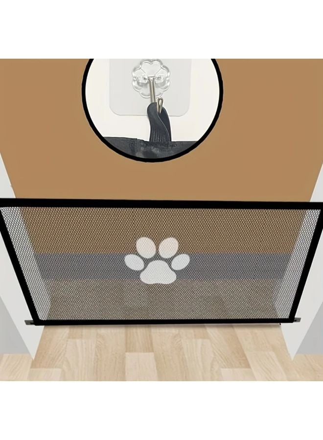 Expandable Pet Gate For Dogs Adjustable Portable Indoor Outdoor Small Model For Stairs Doorways - Image 3