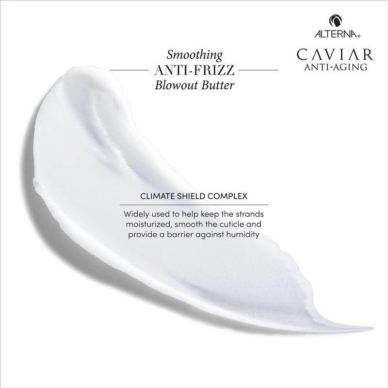 Alterna Caviar Anti-Aging Smoothing Anti-Frizz Blowout Butter, | Protects Hair from Heat Styling and Humidity | Sulfate Free , 5.07 Fl Oz (Pack of 1) - Image 2